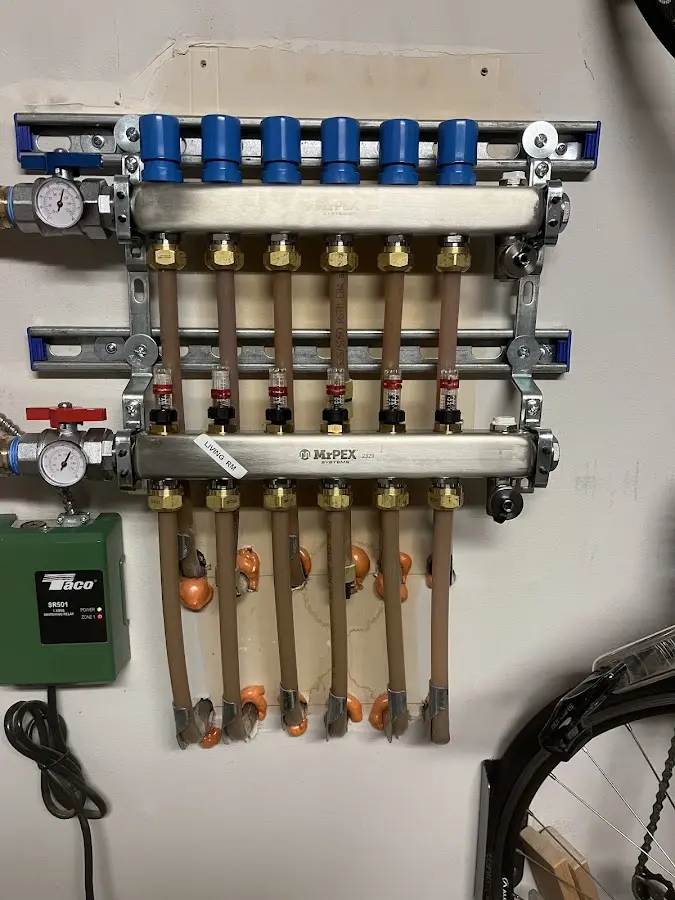 Plumber performing Leak Detection at a residential property in Oak Grove